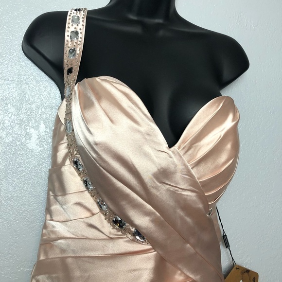 JJ’S HOUSE Pearl Pink Ruched layers bling strap 4 - Picture 2 of 16